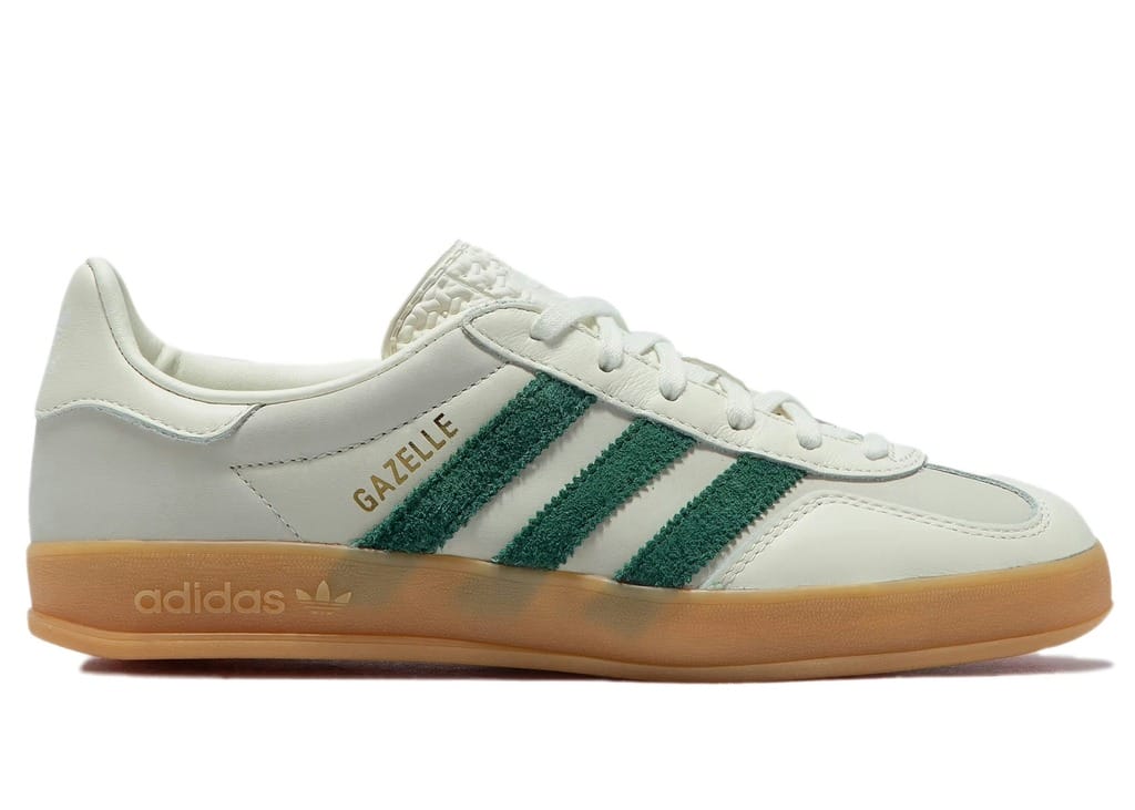 Adidas Gazelle Indoor Emmi Off White Dark Green Sneakers