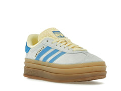 adidas Gazelle Bold Women’s Almost Blue Yellow Platform Sneakers IE0430
