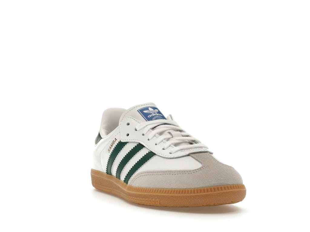 Adidas Samba OG Kids White Collegiate Green Gum IE1331