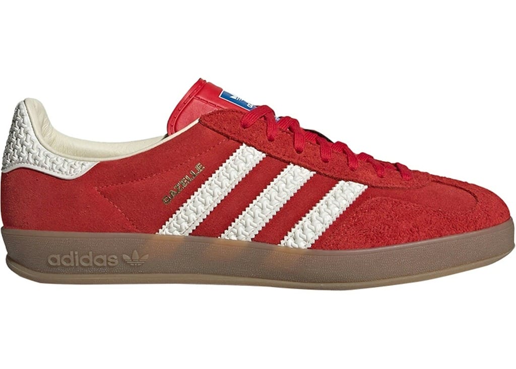 Adidas Gazelle Indoor Better Scarlet Off White Gum Sneakers IF1808