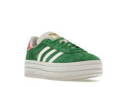 adidas Gazelle Bold Women’s Green Lucid Pink Sneakers IG3136