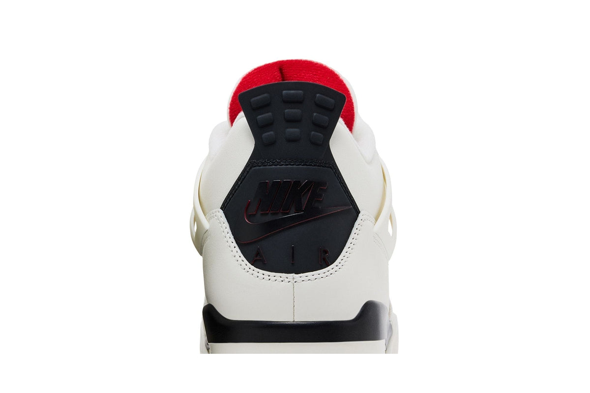 Air Jordan 4 Retro Flight Club Sail Black University Red