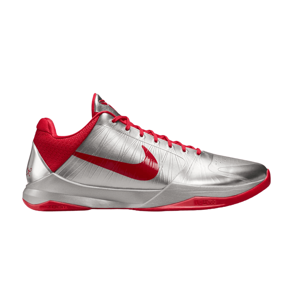 Caitlin Clark X Nike Zoom Kobe 5 Protro Rookie Of The Year Metallic Silver University Red