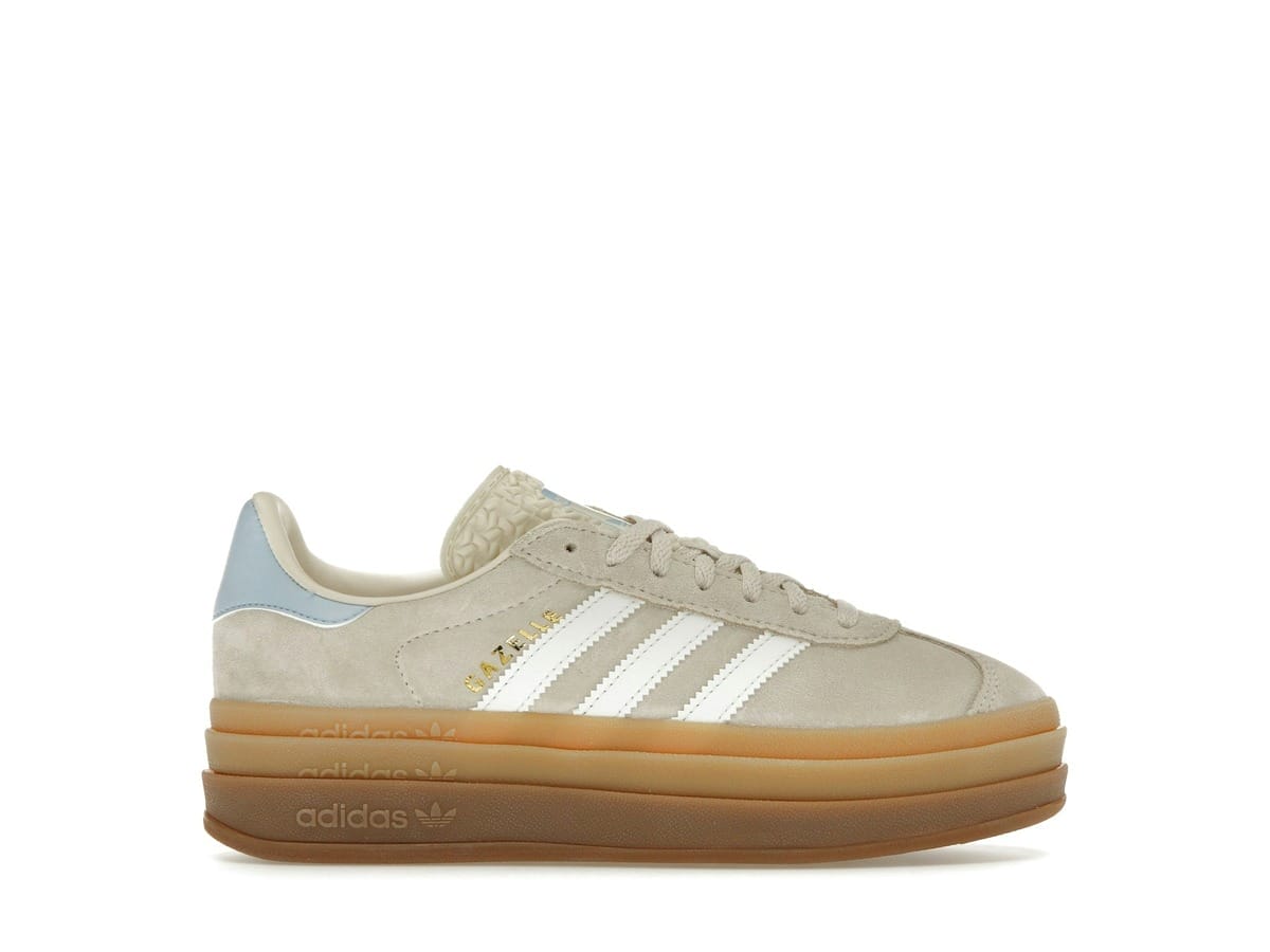 adidas Gazelle Bold Wonder White Clear Sky Kids Sneakers