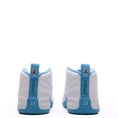 Air Jordan 12 Retro 'Melo' (TD) - White/University Blue/Metallic Silver