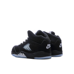 Air Jordan 5 Retro OG 'Black Metallic Reimagined' (TD) - Black/White/Metallic Silver/Fire Red