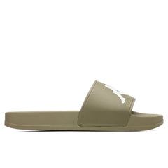 Authentic Adam 2 Slides - Green Olive/White