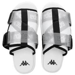 Authentic Mitel 1 Sandals - White/Black