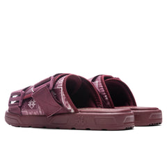 Authentic Nuuk 1 Sandals - Burgundy/Light Beige