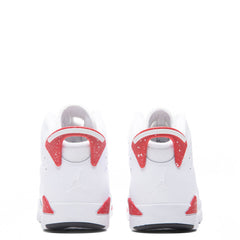 Air Jordan 6 Retro 'Red Oreo' (PS) - White/University Red/Black