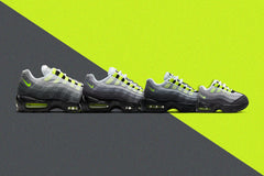 Air Max 95 OG (PS) - Black/Neon Yellow