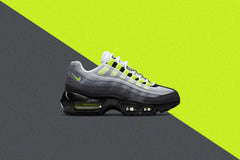 Air Max 95 OG (GS) - Black/Neon Yellow