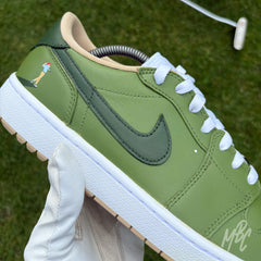 Off The Tee - Jordan 1 Low Golf Custom