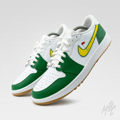 Putting Greens - Jordan 1 Low Golf Custom
