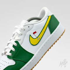 Putting Greens - Jordan 1 Low Golf Custom