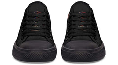 Born To Ride with American Pattern Black Lowtop Sneaker