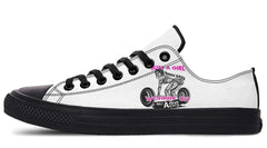 “Just a Girl” in Gym Black Lowtop Sneaker