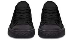 “Mind On The Mission” Skull Black Lowtop Sneaker