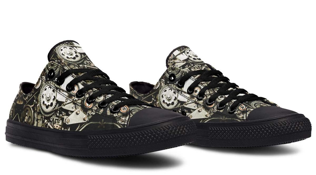Engine Gear Black Lowtop Sneaker