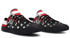 Firefighter Black Lowtop Sneaker