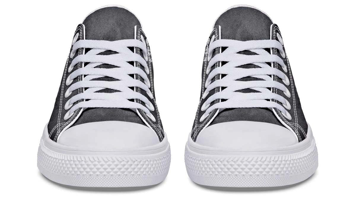 Lady Skull Gym Tattoo White Lowtop Sneaker
