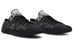 Dead Forest Pattern Black Lowtop Sneaker
