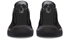Just a Skull Black Lowtop Sneaker