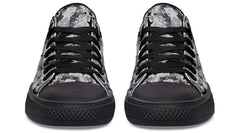 Black And White Polygon Pattern Lowtop Sneaker