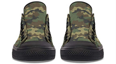 Military Camo Pattern Lowtop Sneaker