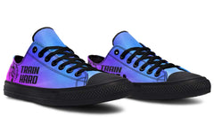 Gradient Color Train Hard Pattern Lowtop Sneaker