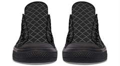 Net Pattern with Dumbbell Lowtop Sneaker
