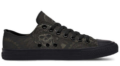American Native Skull Art Lowtop Sneaker