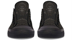 American Native Skull Art Lowtop Sneaker
