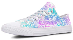 Lily Flower Skull Lowtop Sneaker