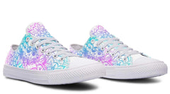 Lily Flower Skull Lowtop Sneaker