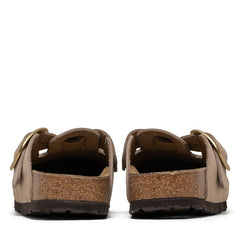 Women's Birkenstock Boston Big Buckle Nubuck - Sandcastle