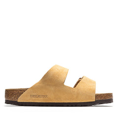 Women's Birkenstock Arizona Suede - Latte Cream