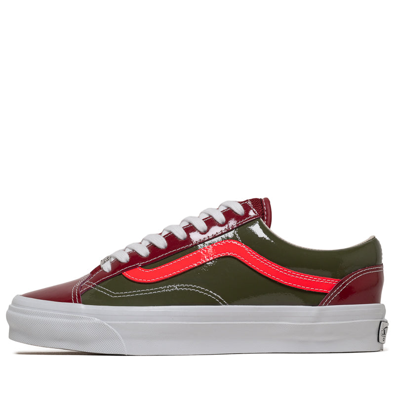 Vans LX Old Skool 36 - Patent Bordeaux/Olive