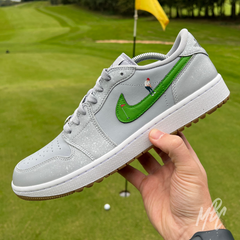 Putting Swoosh - Jordan 1 Low Golf Custom
