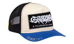 Godspeed E Pluribus Blue/White Trucker