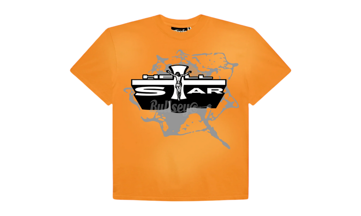 Hellstar Studios Jesus Path To Paradise Orange T-Shirt