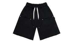Godspeed Distressed Carpenter Black Shorts