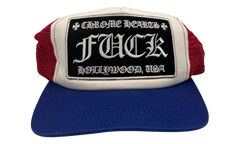 Chrome Hearts Red/White/Blue Trucker Hat