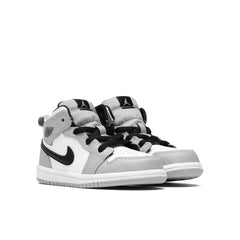 Air Jordan 1 Mid (TD) - Light Smoke Grey/Black/White