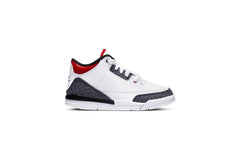 Air Jordan 3 Retro SE (PS) "Denim" - White/Black