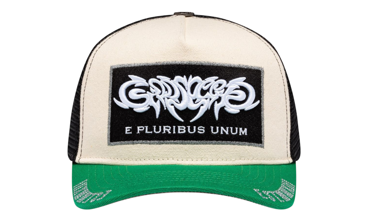 Godspeed E Pluribus Green/White Trucker
