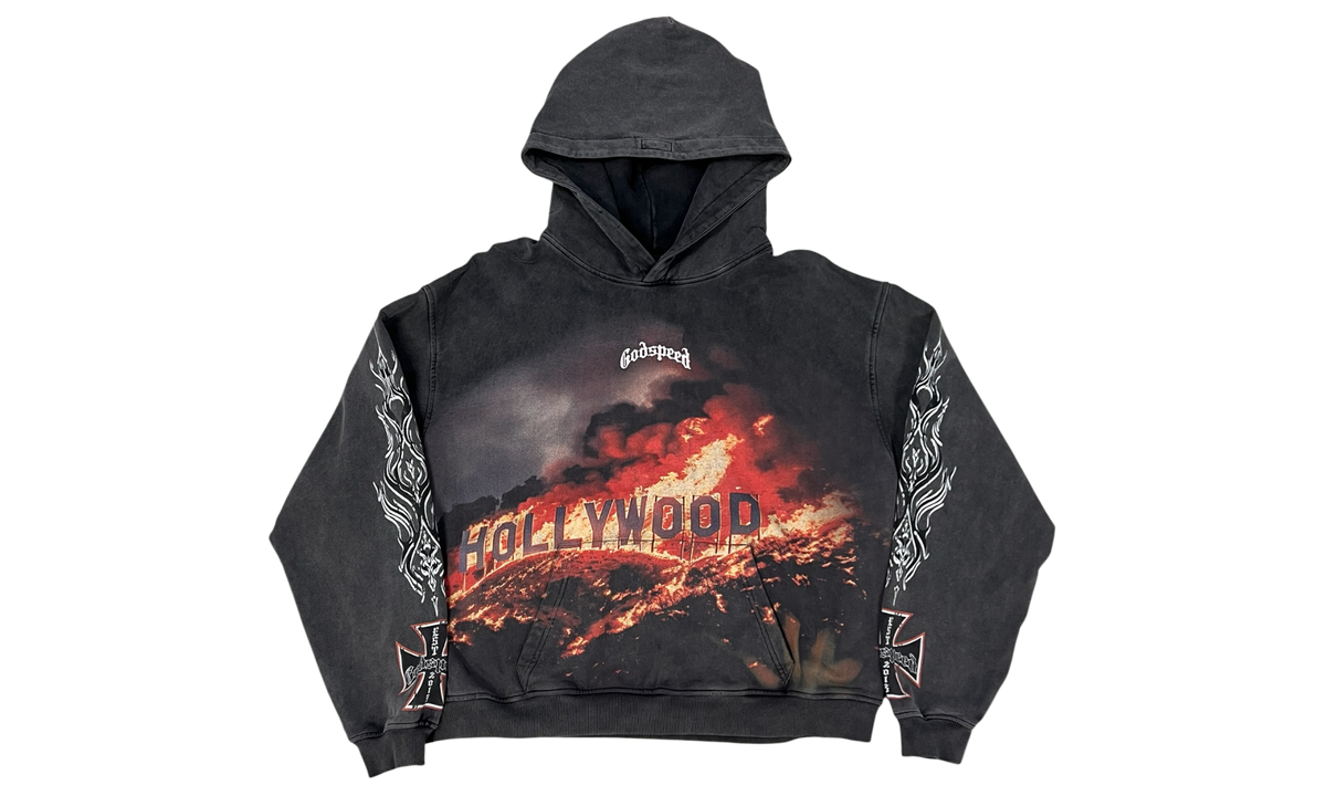 Godspeed Hollywood Inferno Grey Wash Hoodie (PreOwned)
