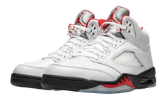 Jordan 5 Retro Fire Red Silver Tongue (2020)
