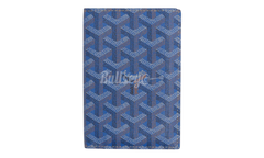 Goyard Blue Grenelle Passport Holder