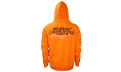 Chrome Hearts x Off-White Scroll Orange Hoodie